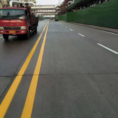 天津武清区启动车位划线及道路施工 提升城市交通环境